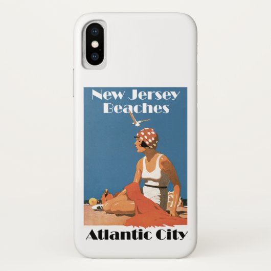 New Jersey Beaches ~ Atlantic City Case-Mate iPhone Case (Achterkant)