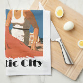 New Jersey Beaches ~ Atlantic City Theedoek (Quarter Fold)