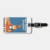 New Jersey Beaches ~ Margate City Bagagelabel (Voorkant horizontaal)