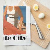 New Jersey Beaches ~ Margate City Theedoek (Quarter Fold)