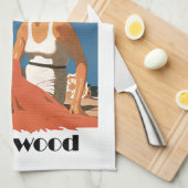 New Jersey Beaches ~ Wildwood Theedoek (Quarter Fold)