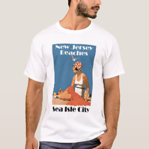 New Jersey Beaches ~ Zee Isle City T-shirt