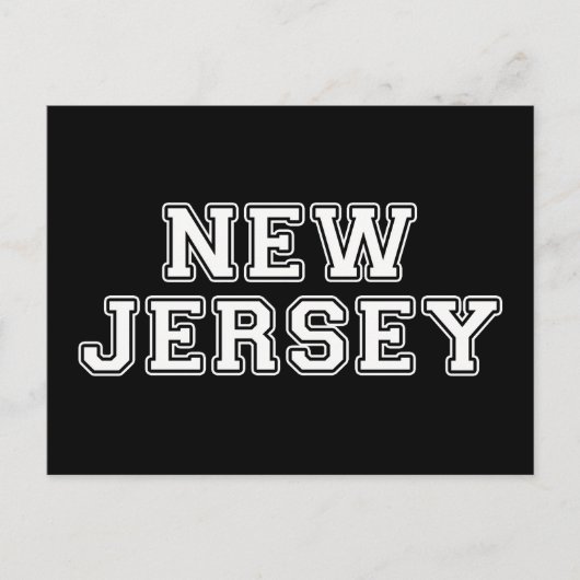 New Jersey Briefkaart (Voorkant)