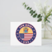 New Jersey Briefkaart (Staand voorkant)