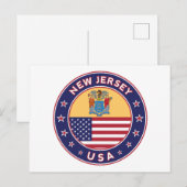 New Jersey Briefkaart (Voorkant / Achterkant)