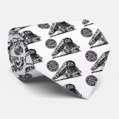 New Jersey Central Steam Engine Stropdas (Opgerold)