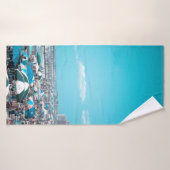 New Jersey Coastal Beach Art (Serviette de bain)