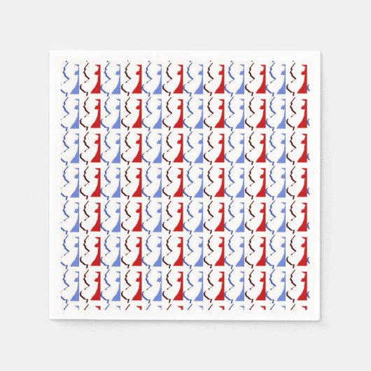 New Jersey cocktail servetten (Voorkant)