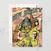 New Jersey de Garden State Briefkaart (Voorkant / Achterkant)