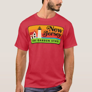  New Jersey De vuurtoren van de Garden State T-shirt