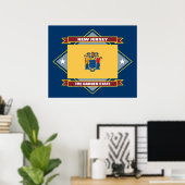 New Jersey Diamond Poster (Thuiskantoor)