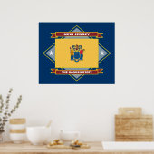 New Jersey Diamond Poster (Keuken)