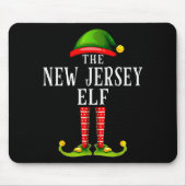 New Jersey Elf Christmas Matching Family Group Pjs Muismat (Voorkant)