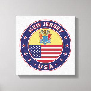 New Jersey, États-Unis, toile du New Jersey, affic