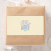 New Jersey Faint Flag Verzendlabel (Insitu)
