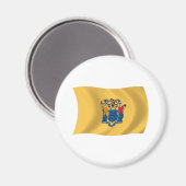 New Jersey Flag Magnet (Recto/Verso)