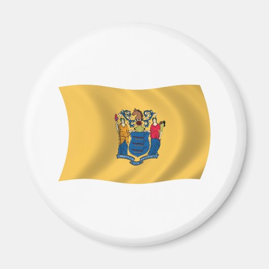 New Jersey Flag Magnet (Devant)
