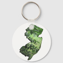New Jersey Forest State Outline Sleutelhanger