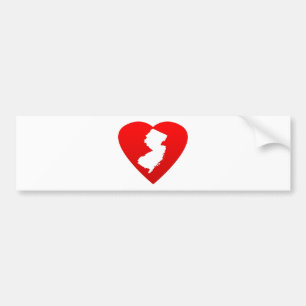 New Jersey hart Bumpersticker