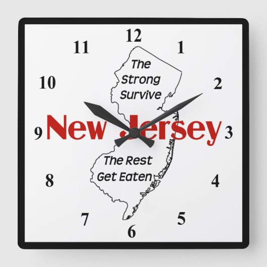 New Jersey: Het sterke Survive-de Rest krijgt gege Vierkante Klok (Voorkant)