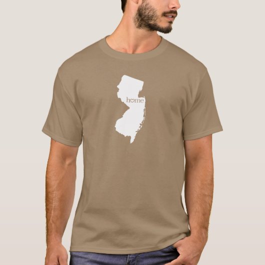New Jersey Home State NJ T-Shirt (Devant)