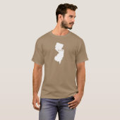 New Jersey Home State NJ T-Shirt (Devant entier)