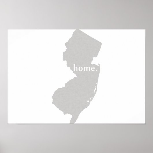 New Jersey Home State Poster (Voorkant)