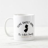 New Jersey Home Sweet Home Familie Monogram Mok (Links)