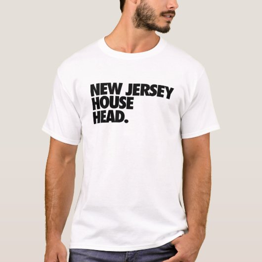 New Jersey House Head T-shirt (Voorkant)