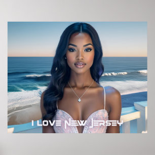 NEW JERSEY - IK HOU VAN NEW JERSEY POSTER