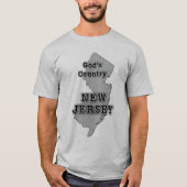 New Jersey is GOD'S LAND T-shirt (Voorkant)