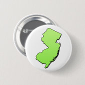 New Jersey Light Green Outline Ronde Button 5,7 Cm (Voorkant /achterkant)
