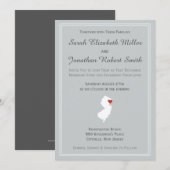 New Jersey Love - Faire-part de mariage personnali (Devant / Derrière)