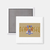 New Jersey Magneet (Voorkant / Achterkant)
