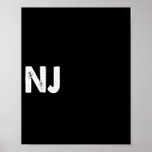 New Jersey Marathon Shirt, Run Nj Poster (Voorkant)