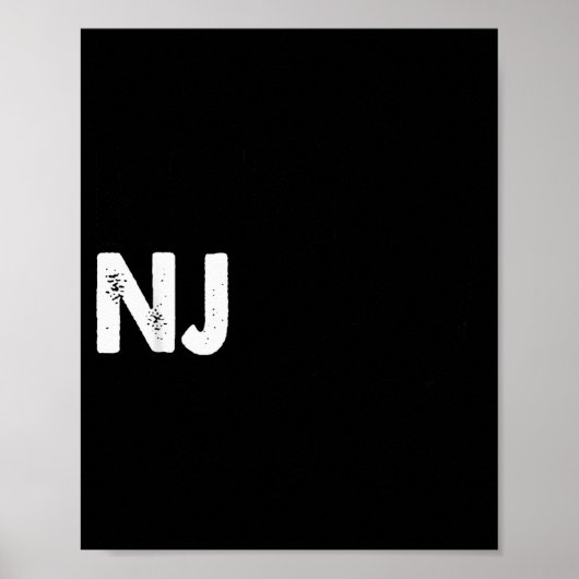 New Jersey Marathon Shirt, Run Nj Poster (Voorkant)