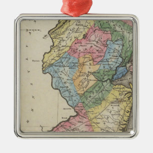 New Jersey Metalen Ornament