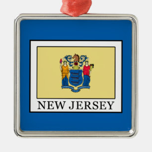 New Jersey Metalen Ornament