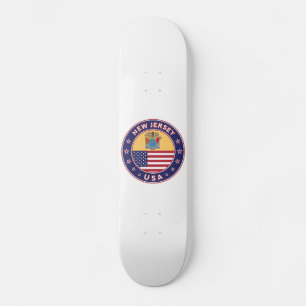 New Jersey, New Jersey, sticker, telefooncel, tas Skateboard
