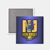 New Jersey (NJ) Magneet (Voorkant / Achterkant)
