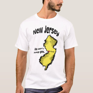 New Jersey NJ US Motto ~ We kunnen geen gas pompen T-shirt