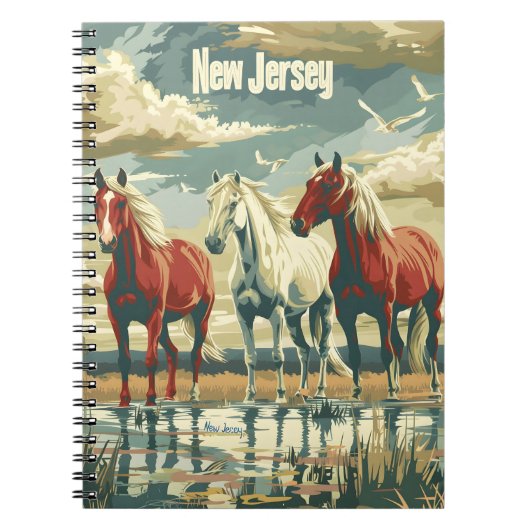 New Jersey Paarden Notitieboek (Voorkant)