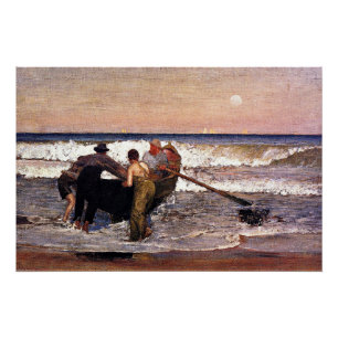 New Jersey, Pushing off the boat, beeldende kunst, Perfect Poster