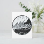 New Jersey Quarter Briefkaart (Staand voorkant)