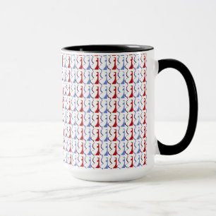 New Jersey Red, White & Blue Ringer Mok