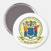 New Jersey Seal Magneet (Voorkant / Achterkant)