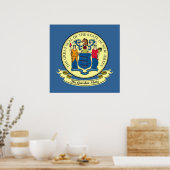 New Jersey Seal Poster (Keuken)