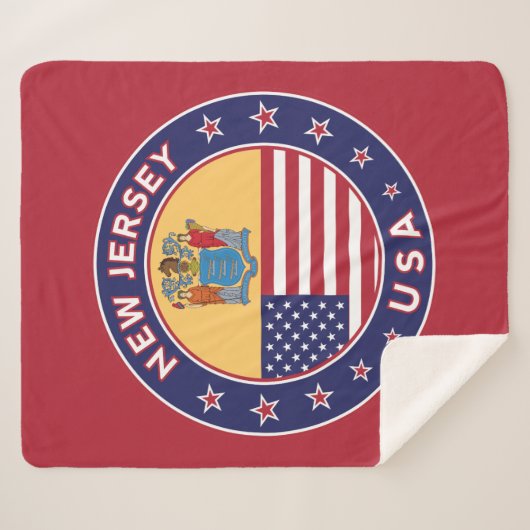New Jersey Sherpa Deken (Voorkant (horizontaal))
