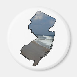 New Jersey Shore State Outline Magneet