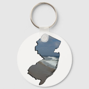 New Jersey Shore State Outline Sleutelhanger